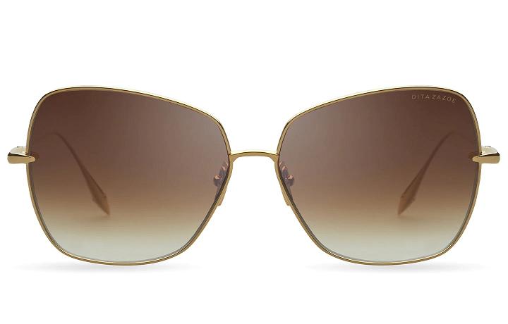 Dita Women's Zazoe Sunglasses Yellow Gold GZU203879 USA